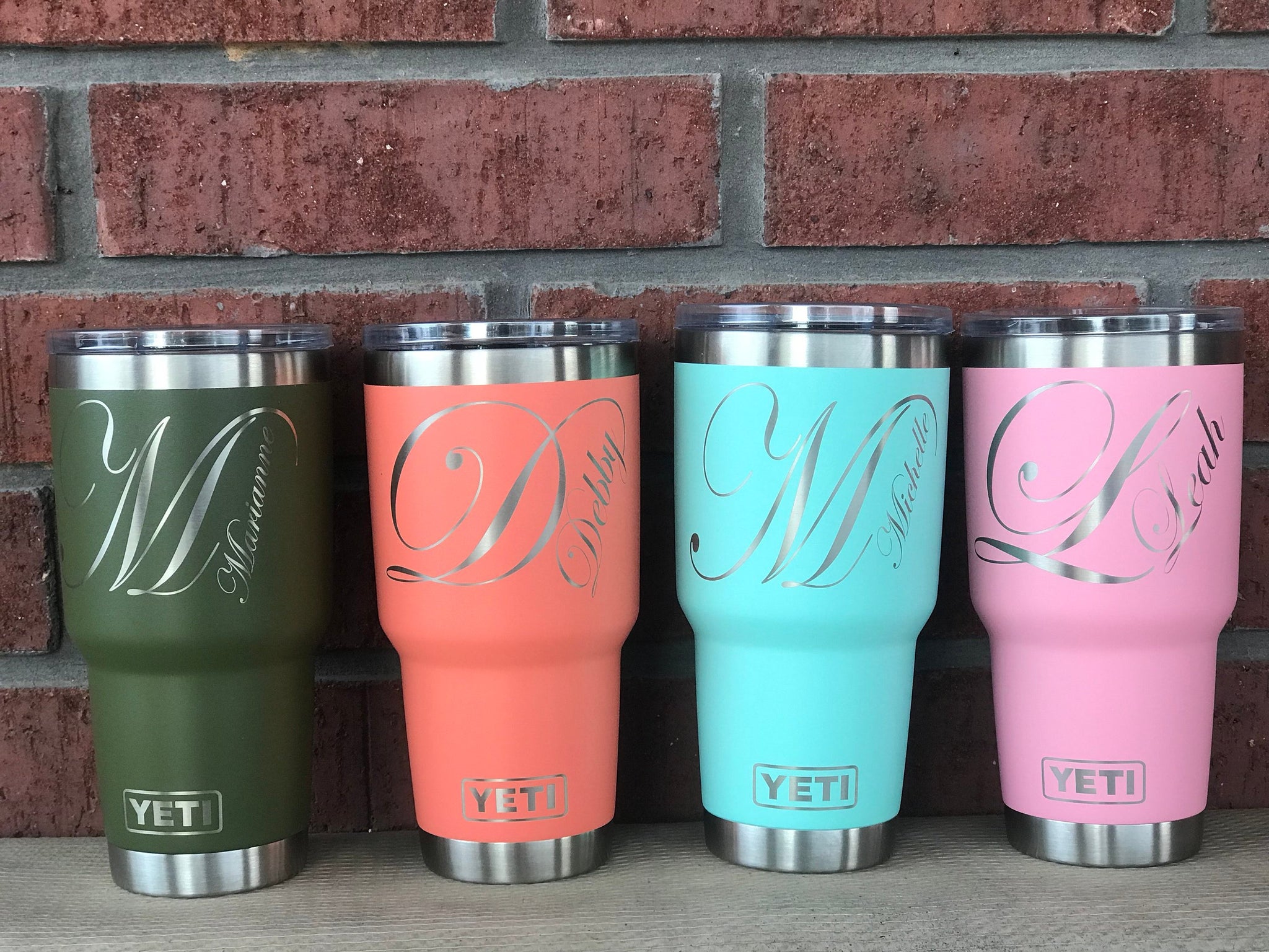 CBK Custom Laser Engraved 30oz YETI Tumbler with Magslider Lid – Curated by  Kayla